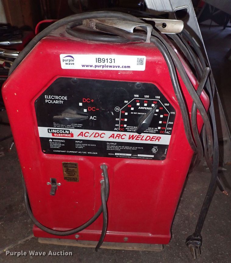 image for item IB9131 Lincoln 225/125  arc welder