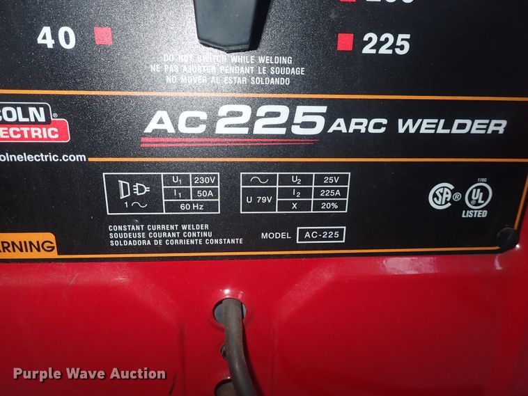image for item IB9133 Lincoln AC-225  arc welder