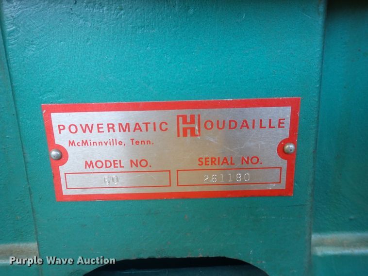 image for item IB9142 Powermatic 60  jointer