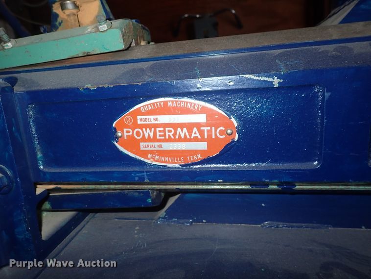 image for item IB9145 Powermatic 221  planer
