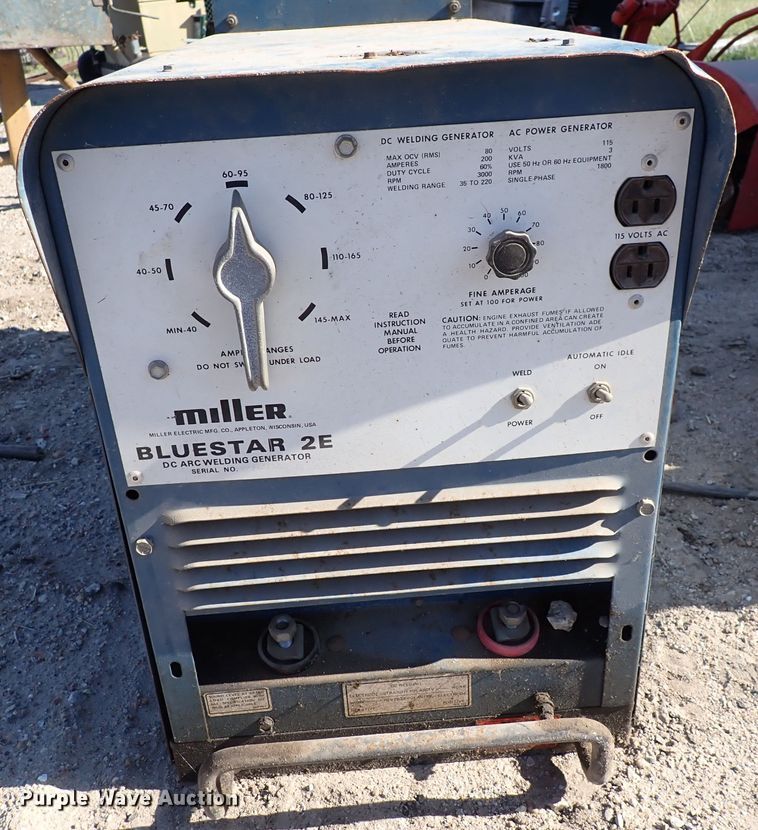 image for item IB9151 Miller Bluestar 2E   welder