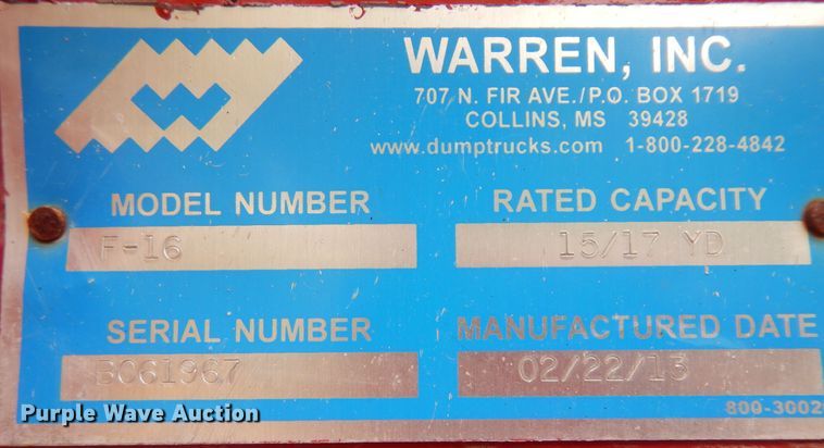 image for item IK9509 2014 International WorkStar 7500  dump truck