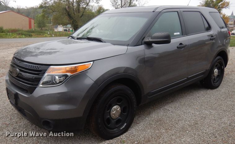 image for item JQ9346 2014 Ford Explorer Police Interceptor  SUV