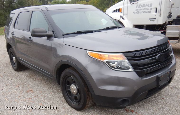 image for item JQ9346 2014 Ford Explorer Police Interceptor  SUV