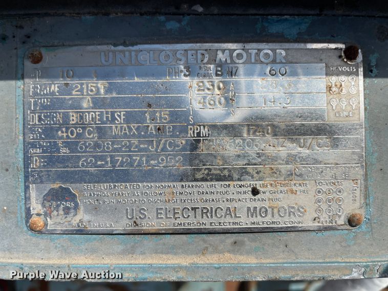 image for item JQ9445 Kellogg-American 352  air compressor