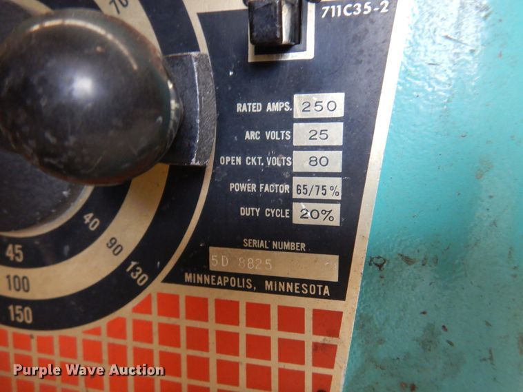 image for item JT9510 Twentieth Century 41B208/230  welder