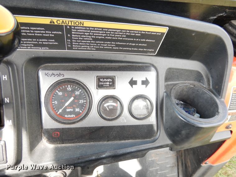 image for item KP9752 2010 Kubota RTV11400CPX  utility vehicle