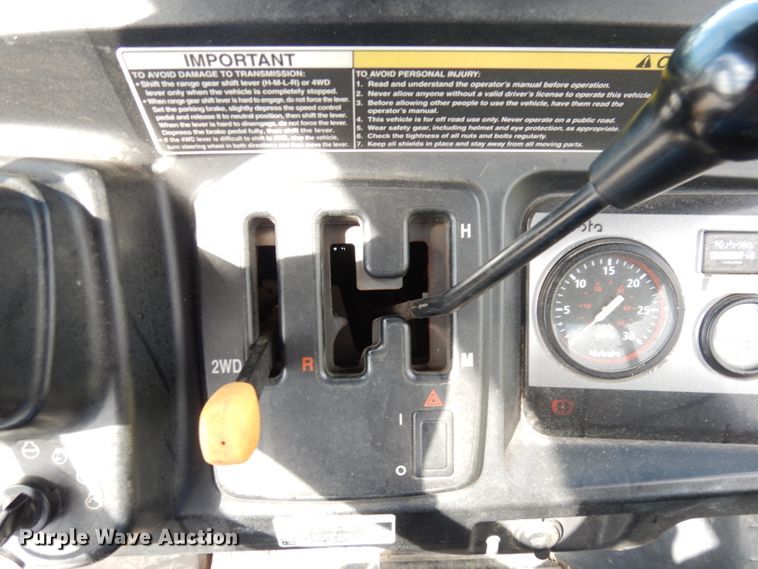 image for item KP9752 2010 Kubota RTV11400CPX  utility vehicle