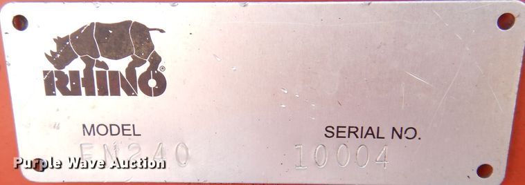 image for item KP9772 Rhino FN240  batwing rotary mower