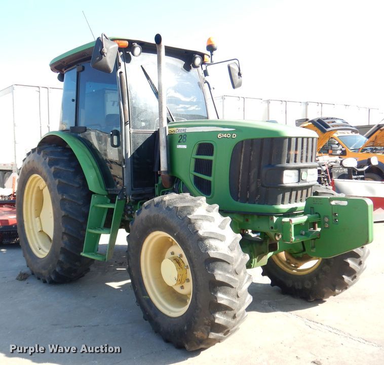 image for item KP9773 2009 John Deere 6140D  MFWD tractor