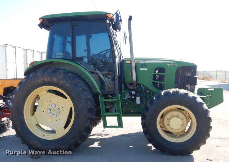 image for item KP9773 2009 John Deere 6140D  MFWD tractor