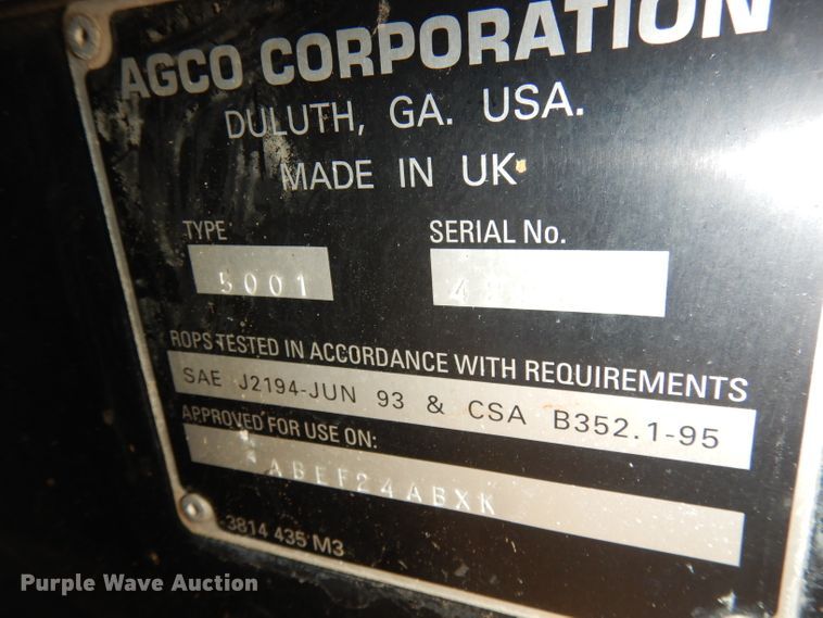 image for item KP9782 2002 Challenger MT465  MFWD tractor