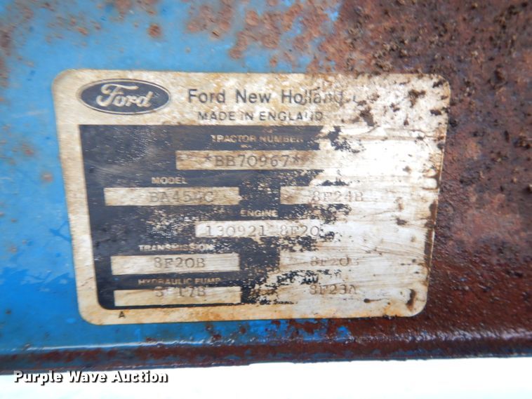 image for item KP9786 1988 Ford 2910  tractor