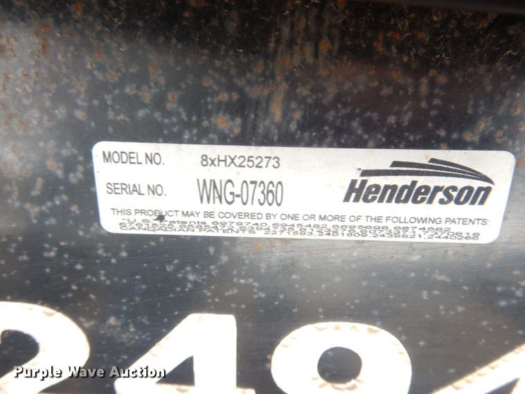 image for item KP9813 Henderson 8XHX25273 snow plow