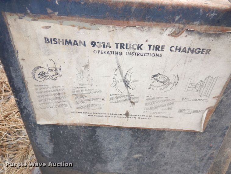 image for item KP9823 Bishman 931A  tire machine