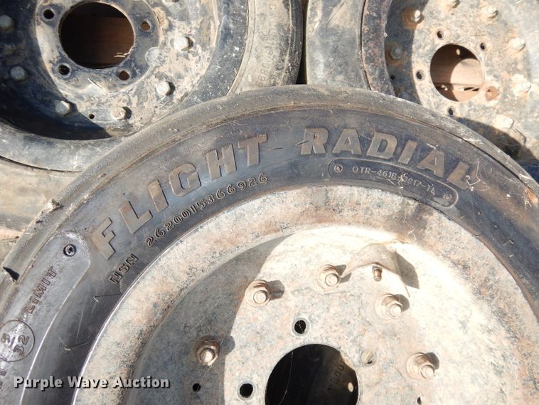 image for item KP9829 (5) 25.5x8.0R14 tires and wheels