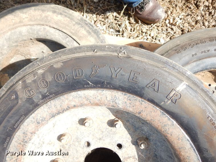 image for item KP9829 (5) 25.5x8.0R14 tires and wheels