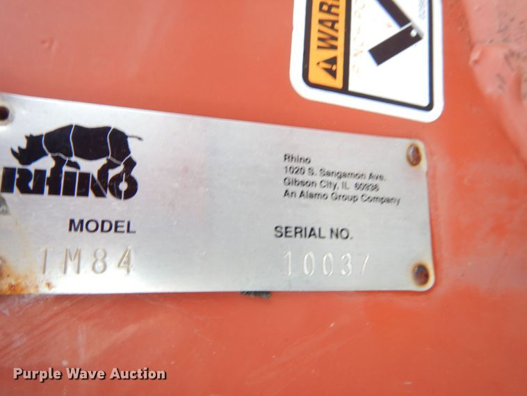 image for item KP9839 Rhino Turbo TM84 finish mower