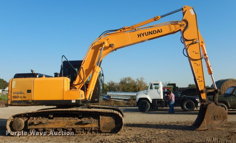 image for item KX9249 2008 Hyundai Robex 180LC-7A  excavator