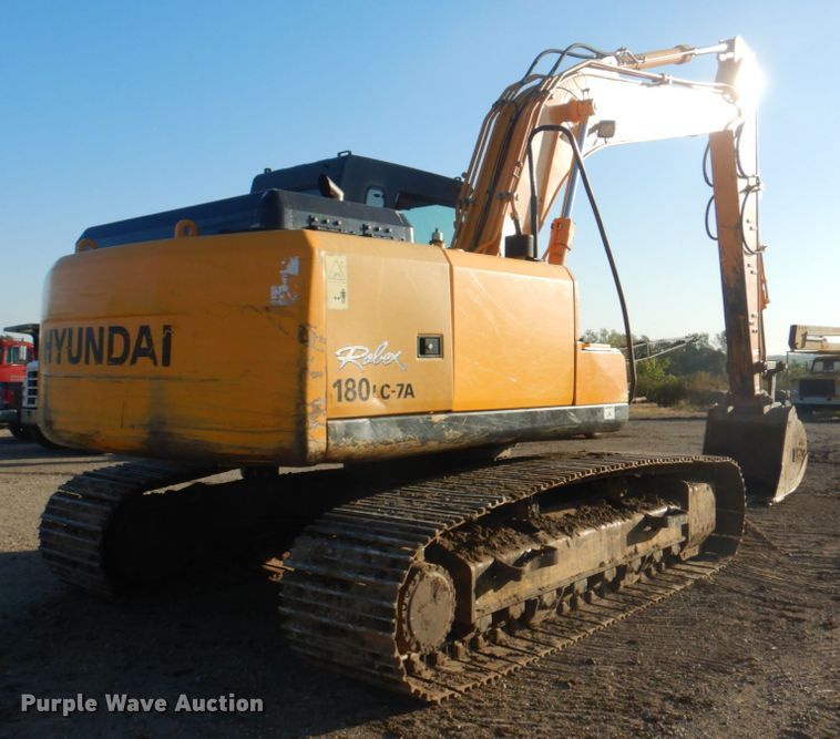 image for item KX9249 2008 Hyundai Robex 180LC-7A  excavator