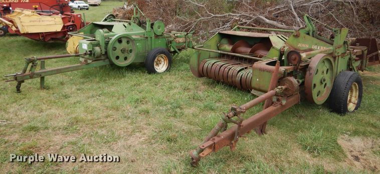 image for item DL6420 (2) John Deere 14T small square balers