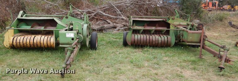 image for item DL6420 (2) John Deere 14T small square balers