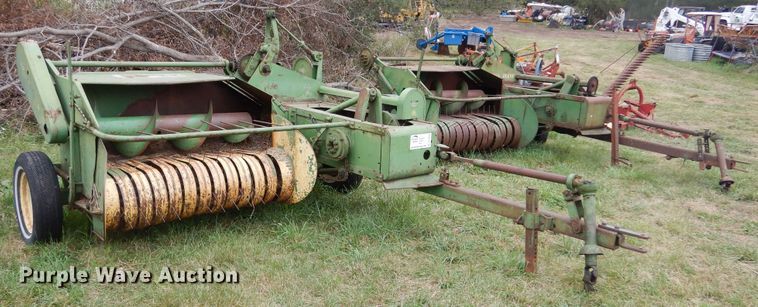 image for item DL6420 (2) John Deere 14T small square balers