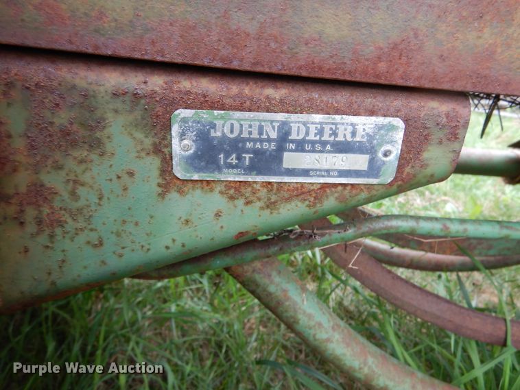 image for item DL6420 (2) John Deere 14T small square balers