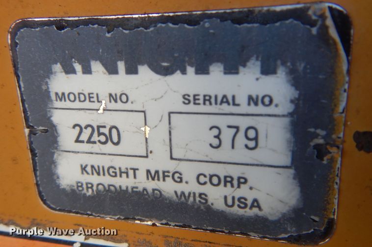 image for item DM5154 Knight Reel-Auggie 2250  feed mixer