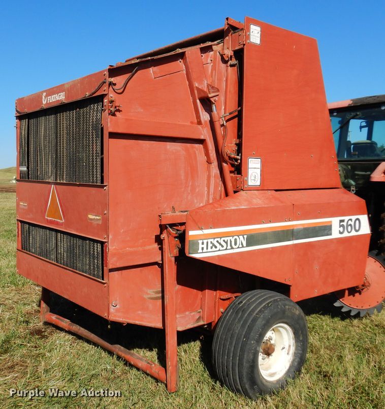 image for item DM5160 1989 Hesston 560  round baler