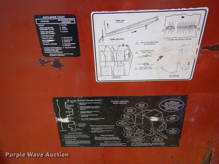 image for item DM5160 1989 Hesston 560  round baler