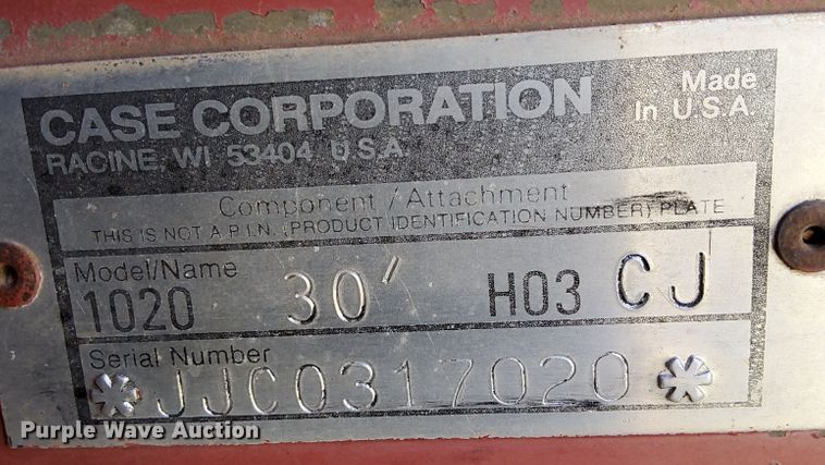 image for item DM5167 1998 Case IH 1020  flex head