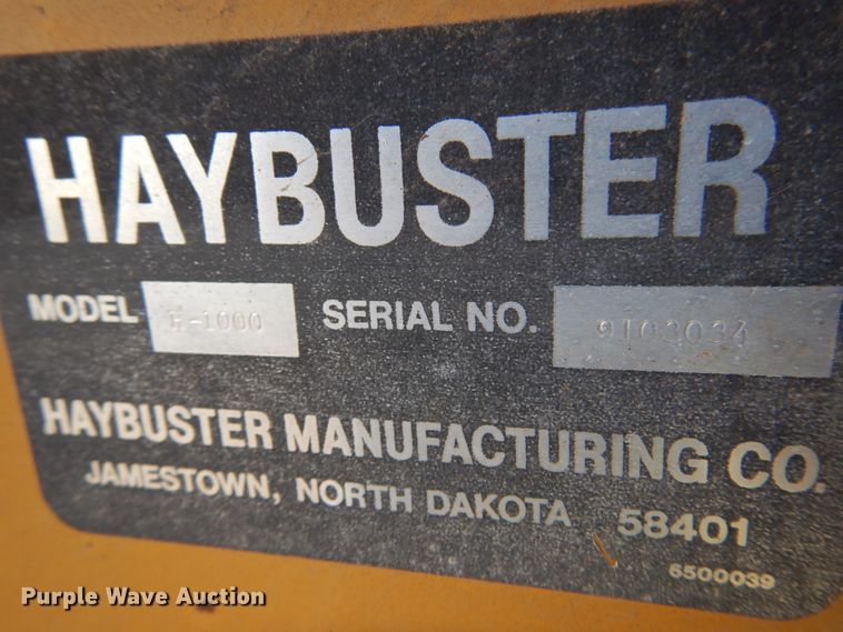 image for item DM5171 HayBuster H-1000  tub grinder