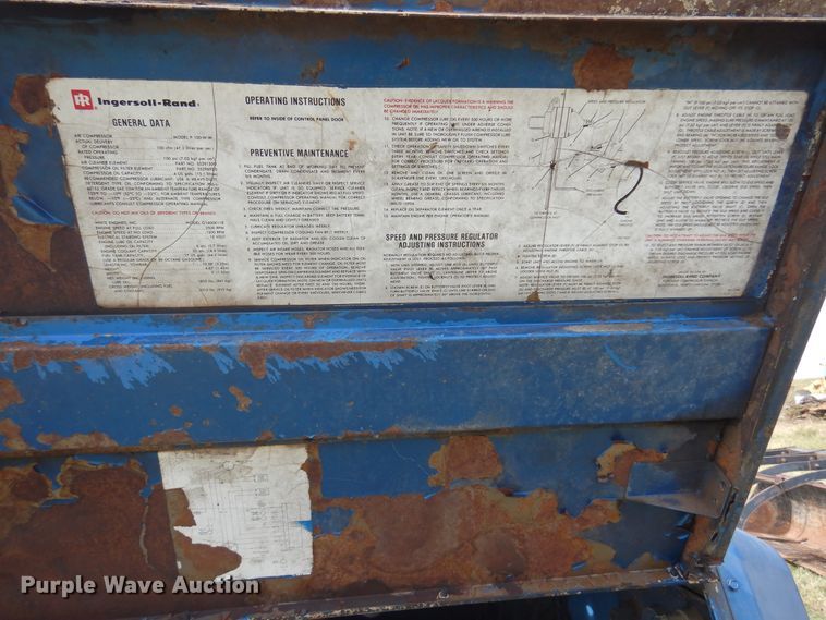 image for item DM5180 Ingersoll Rand P-100  air compressor