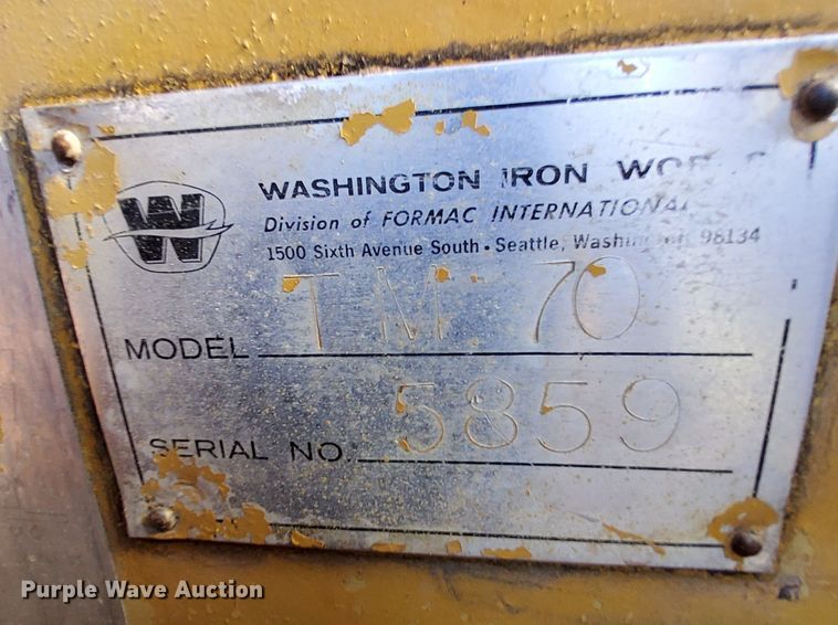 image for item DM5193 Trakmac TM-70  brush mower