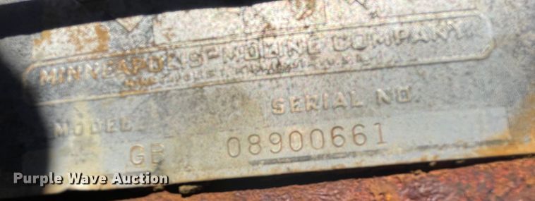 image for item JQ9459 Minneapolis Moline GB  tractor