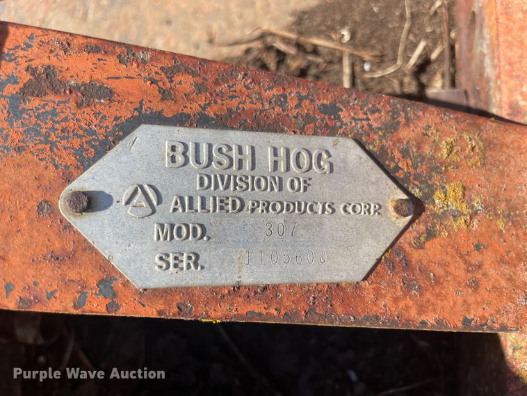 image for item JQ9460 Bush Hog 307  rotary mower