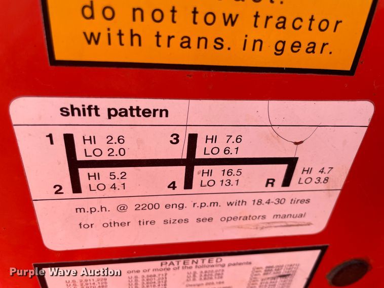 image for item JQ9508 Allis Chalmers 185  tractor