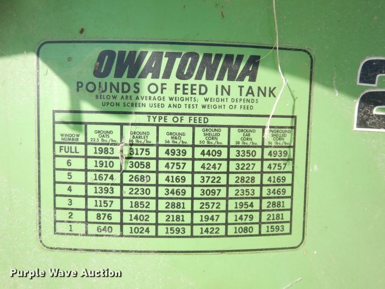 image for item KP9757 Owatonna 424  feed grinder/mixer