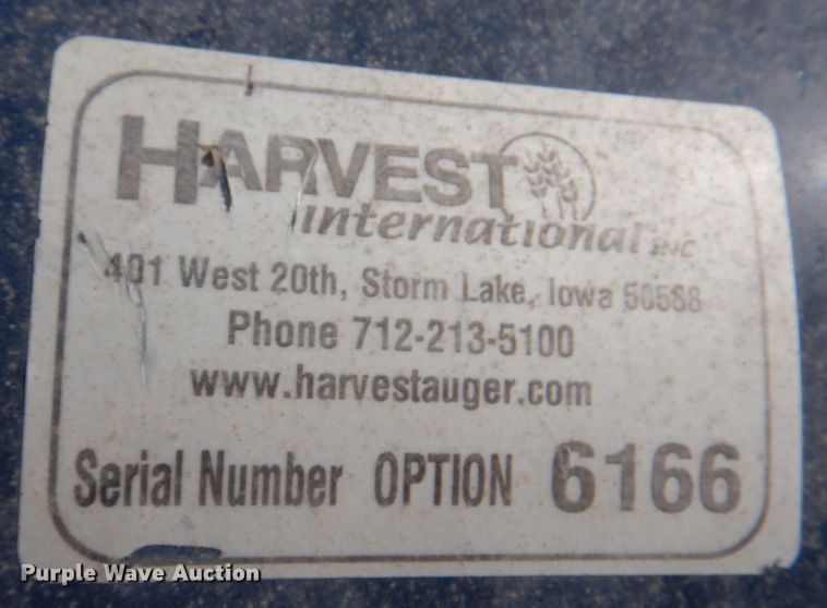 image for item KX9221 Harvest International T1032  auger