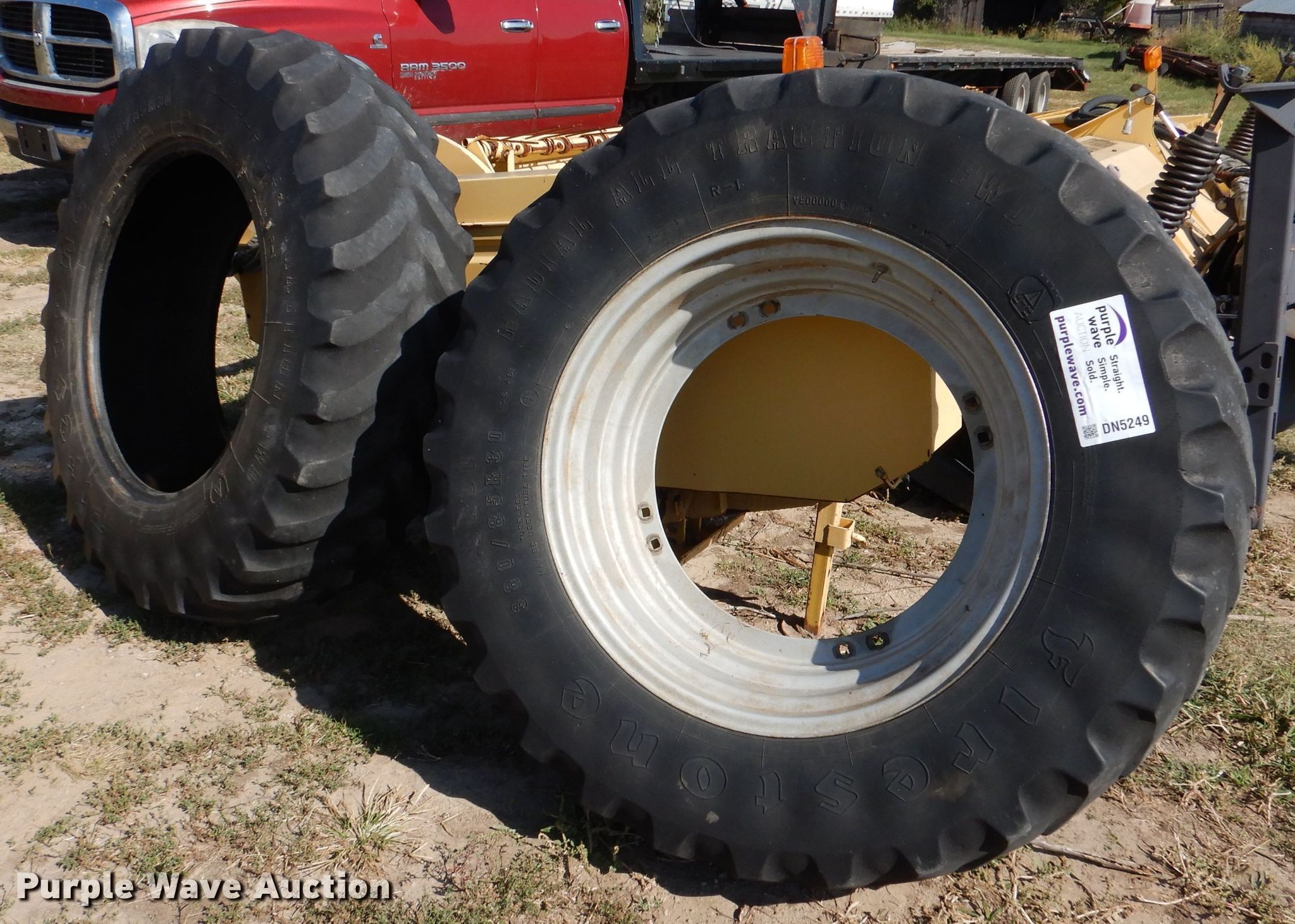 (2) Firestone Radial All Traction FWD 380/85R30 tires in Holyrood, KS