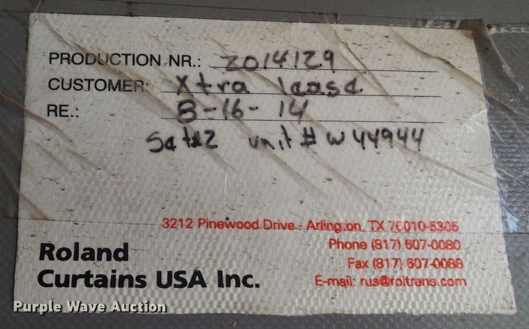 image for item DA7170 2005 NuVan NVF-53102  side curtain trailer