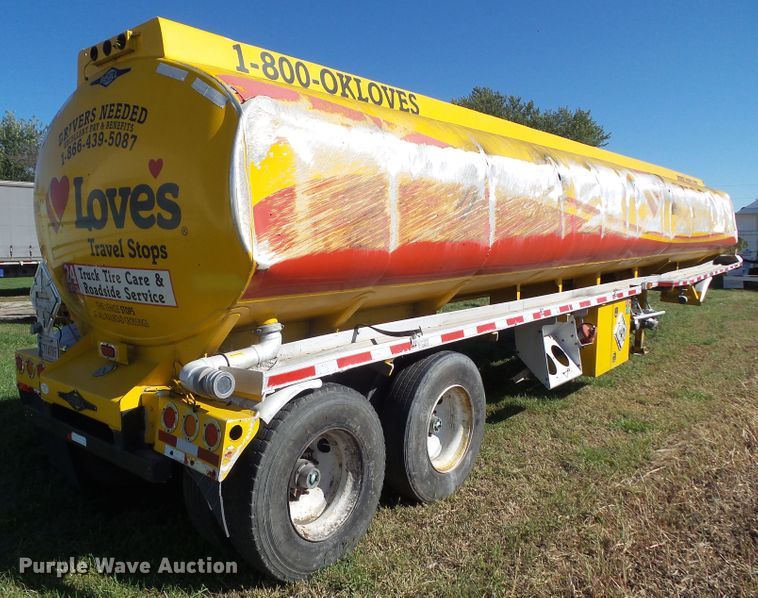 image for item DA7171 2004 Beall BAST-96-3-SB  tank trailer