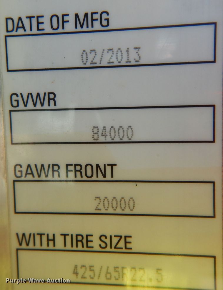 image for item DH7290 2014 Kenworth T800  semi truck