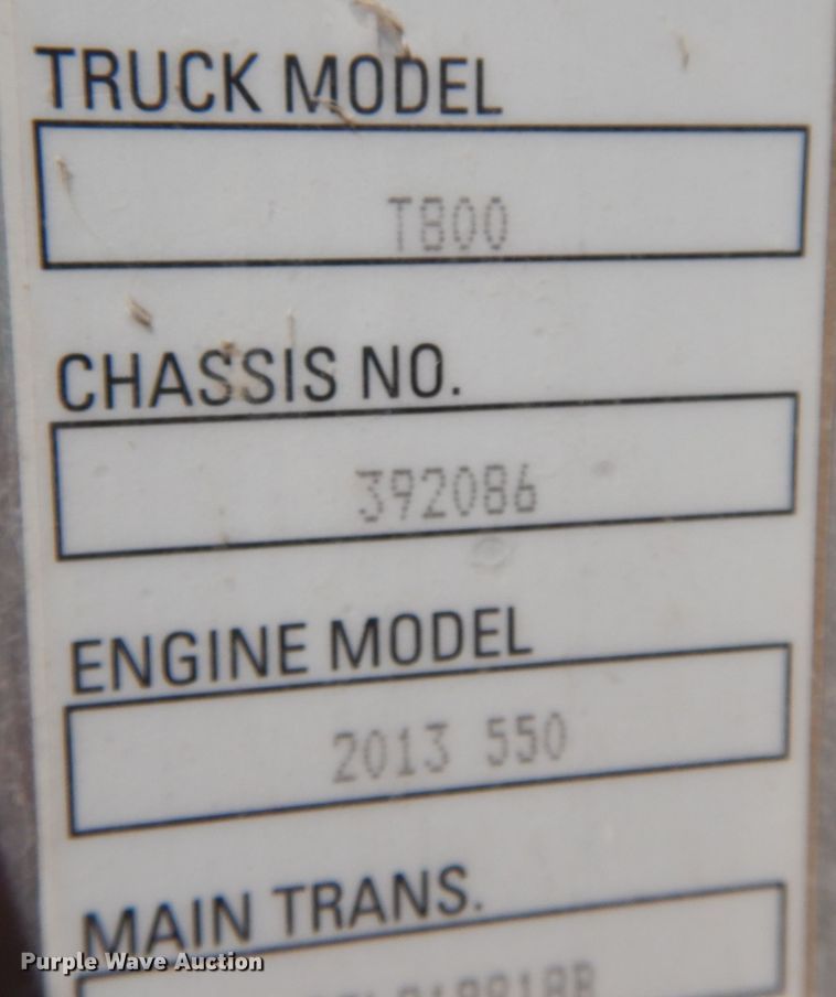 image for item DH7290 2014 Kenworth T800  semi truck