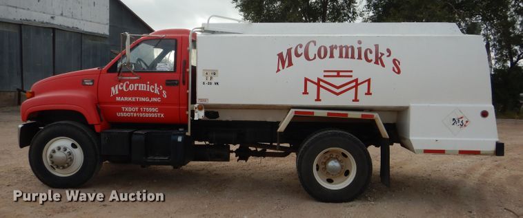 image for item DJ8875 2000 GMC C7500  fuel truck