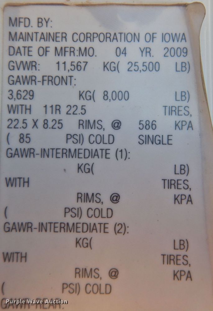 image for item DK2443 2010 International 4300  utility / service truck