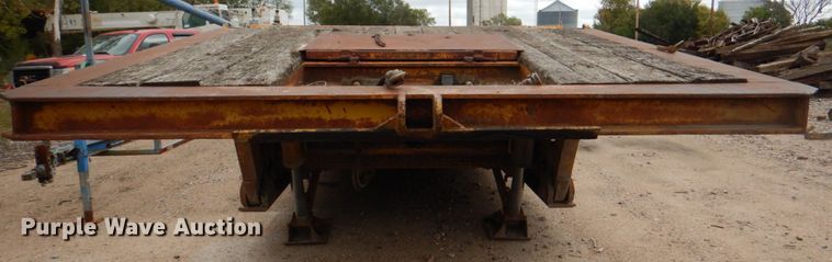 image for item DL0189 1985 Load King  low boy equipment trailer