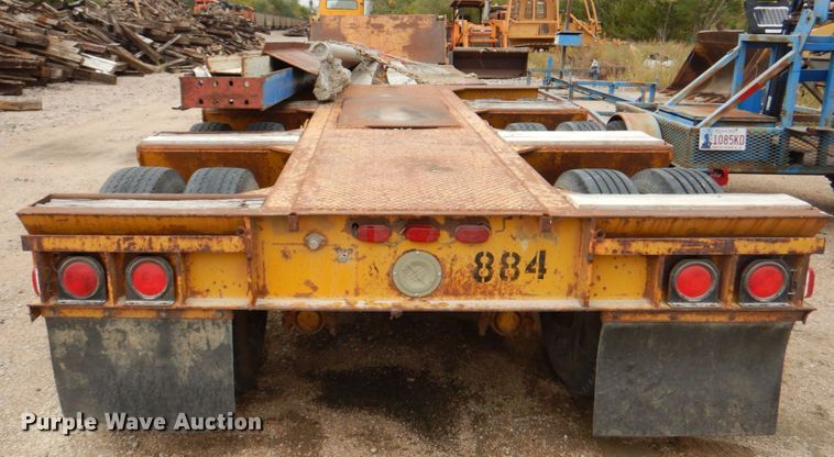 image for item DL0189 1985 Load King  low boy equipment trailer