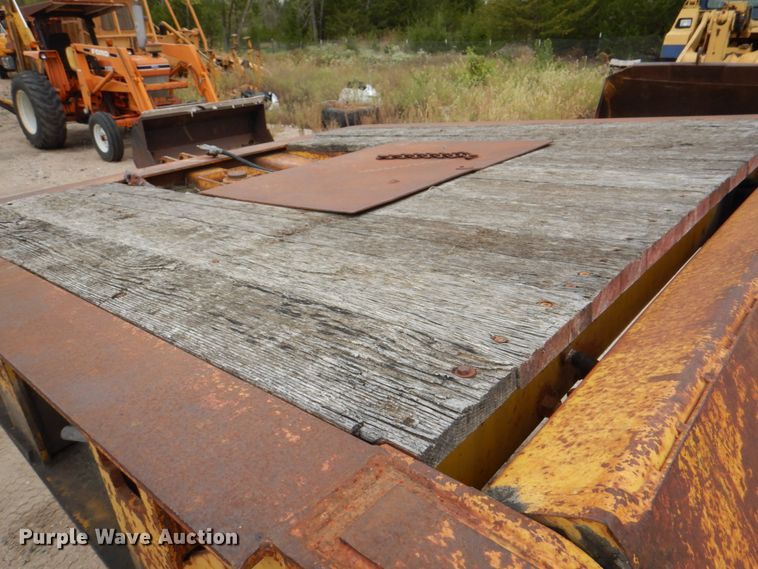 image for item DL0189 1985 Load King  low boy equipment trailer